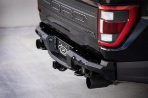 Ford F-150 Raptor Rear Bumper - Addictive Desert Designs - Phantom - Hammer Black - `21-`22 Ford F-150 Raptor Rear Bumper - Addictive Desert Designs - Phantom - Hammer Black - `21-`22